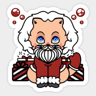 Sandy Claws is comin to town Sticker